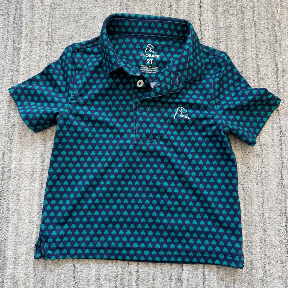 Rhoback Toddler Short Sleeve Performance Polo